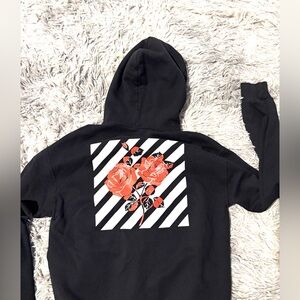 Bowery Size S Black Hoodie Sweater